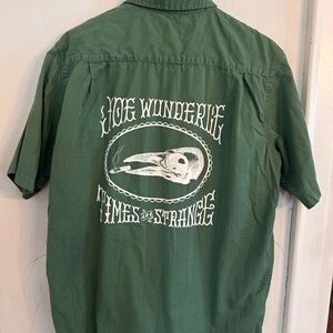 Wrangler Button Up - DIY Band Merch - Joe Wunderle - Times Are Strange Album